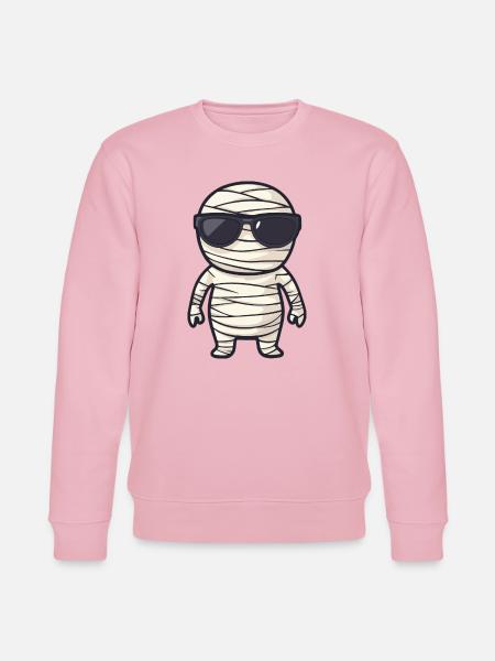 Mummy with sunglasses - Stanley/Stella CHANGER Unisex Organic Sweatshirt - cotton pink