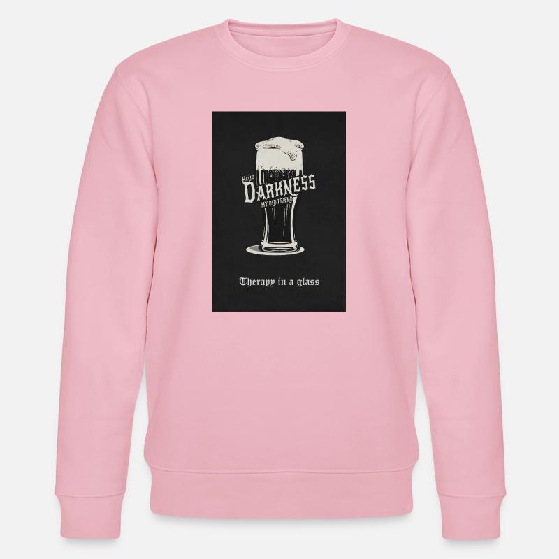 Hello Darkness – Therapy in a Glass - Stanley/Stella Unisex Bio-Sweatshirt CHANGER  - Hellrosa