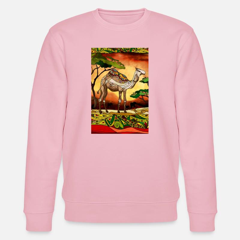 Kamel - Stanley/Stella Unisex Bio-Sweatshirt CHANGER  - Hellrosa