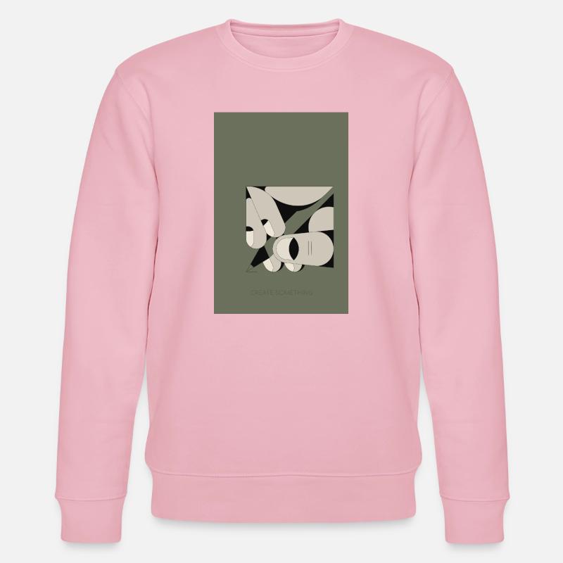 Create Something  The Power of Creativity - Stanley/Stella Unisex Bio-Sweatshirt CHANGER  - Hellrosa