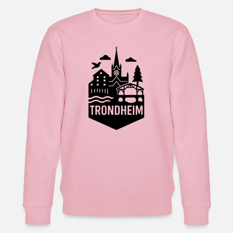 Trondheim - Sweat bio CHANGER Stanley/Stella Unisexe - rose pâle