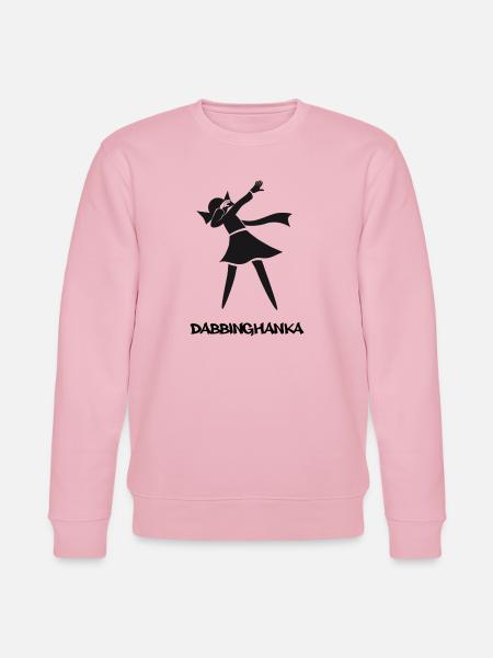 DABBING HANKA - Stanley/Stella Unisex Bio-Sweatshirt CHANGER - Hellrosa