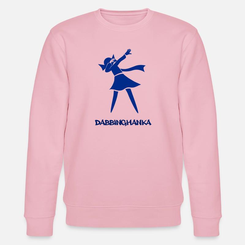 DABBING HANKA - Stanley/Stella Unisex Bio-Sweatshirt CHANGER  - Hellrosa