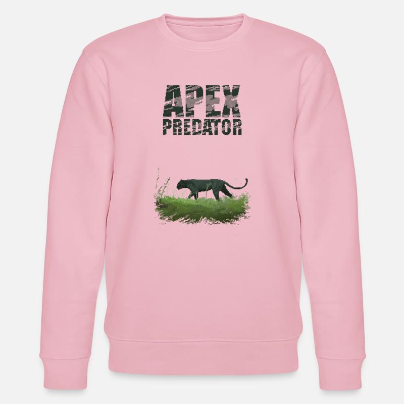 Pixel Art rétro Apex Predator - Sweat bio CHANGER Stanley/Stella Unisexe - rose pâle