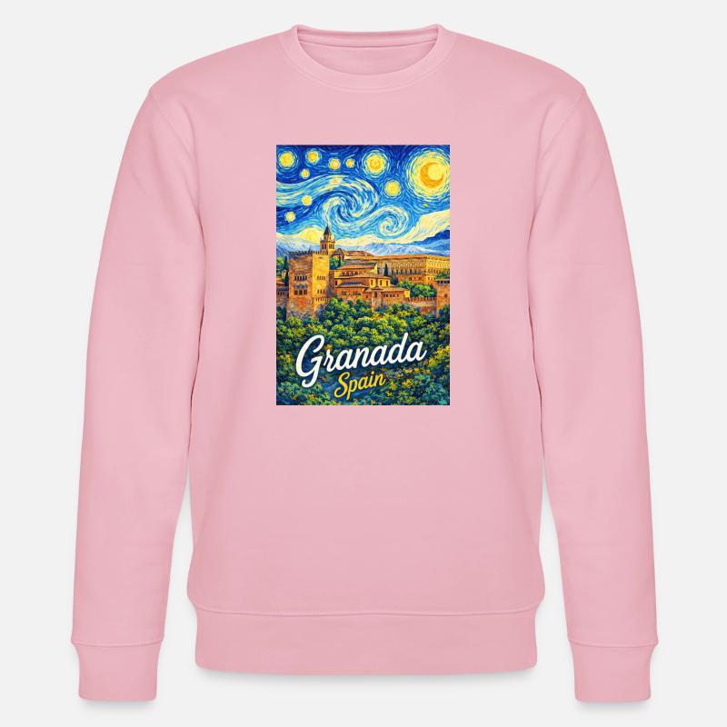 Granada Spain - Stanley/Stella Unisex Bio-Sweatshirt CHANGER  - Hellrosa
