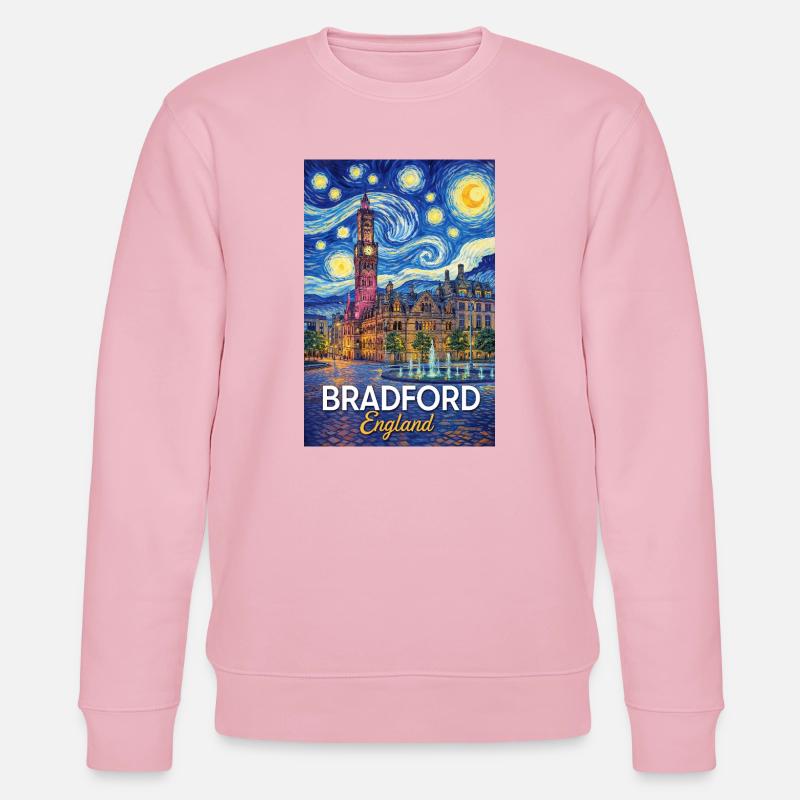Bradford, England - Stanley/Stella Unisex Bio-Sweatshirt CHANGER  - Hellrosa