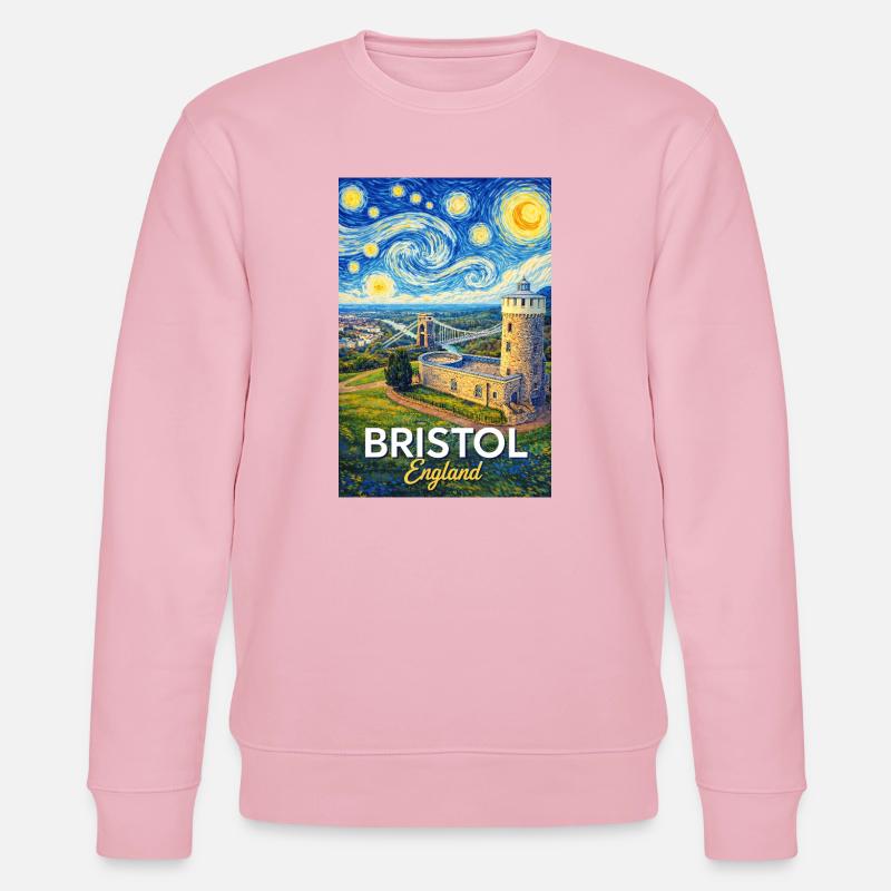 Bristol, England - Stanley/Stella Unisex Bio-Sweatshirt CHANGER  - Hellrosa