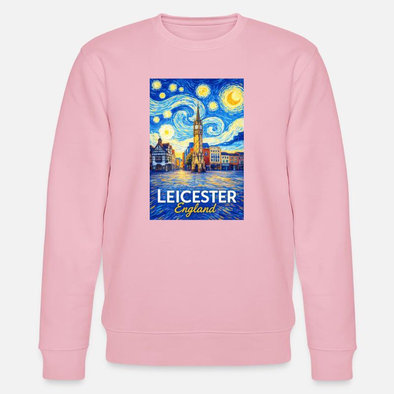 Leicester, England - Stanley/Stella Unisex Bio-Sweatshirt CHANGER  - Hellrosa