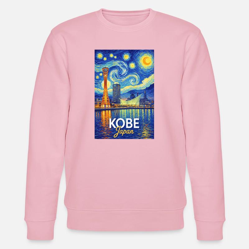 Kobe, Japan - Stanley/Stella Unisex Bio-Sweatshirt CHANGER  - Hellrosa