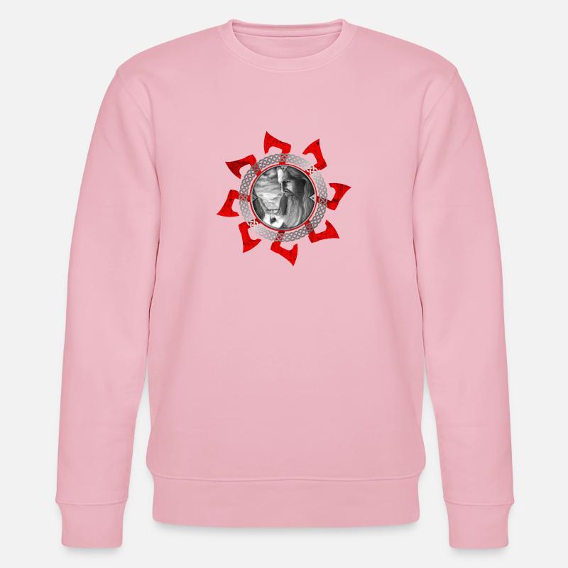 Wikinger - Stanley/Stella Unisex Bio-Sweatshirt CHANGER  - Hellrosa