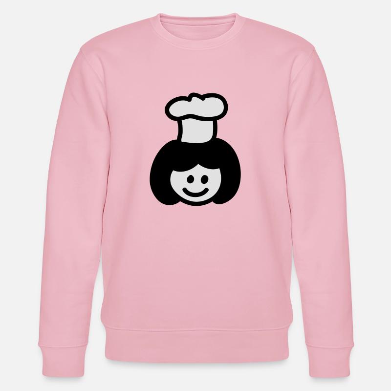 Köchin 2 - Stanley/Stella Unisex Bio-Sweatshirt CHANGER  - Hellrosa