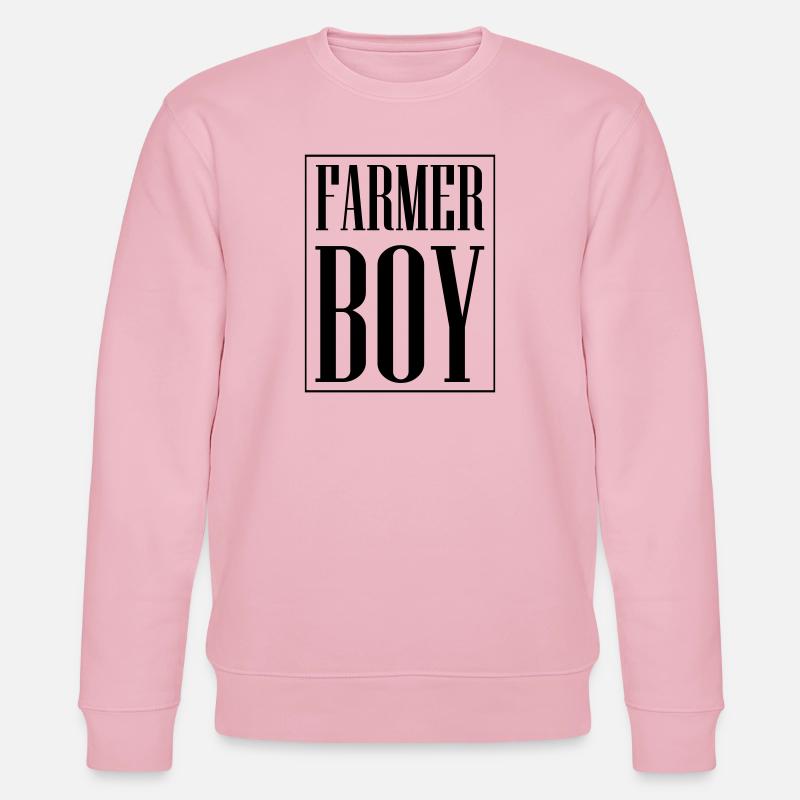 Farmer Junge - Stanley/Stella Unisex Bio-Sweatshirt CHANGER  - Hellrosa