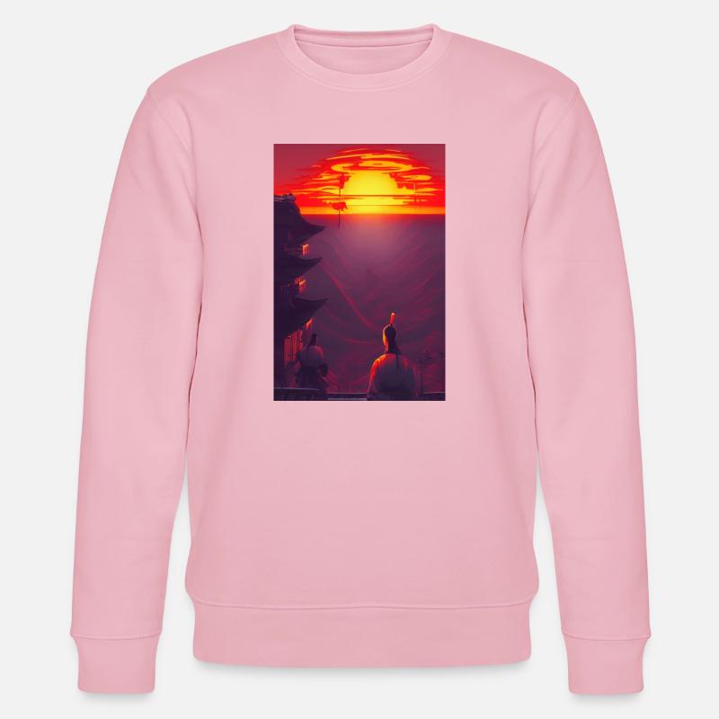 Samouraï 3 - Sweat bio CHANGER Stanley/Stella Unisexe - rose pâle