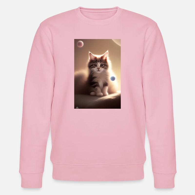 Bébé chat - Sweat bio CHANGER Stanley/Stella Unisexe - rose pâle