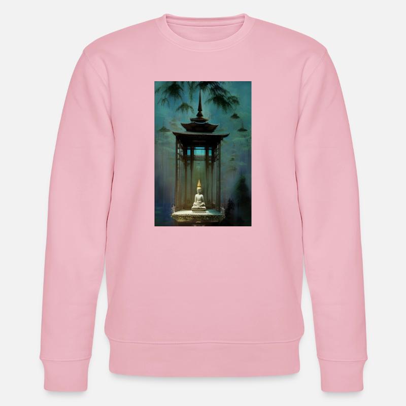 Tempel - Stanley/Stella Unisex Bio-Sweatshirt CHANGER  - Hellrosa