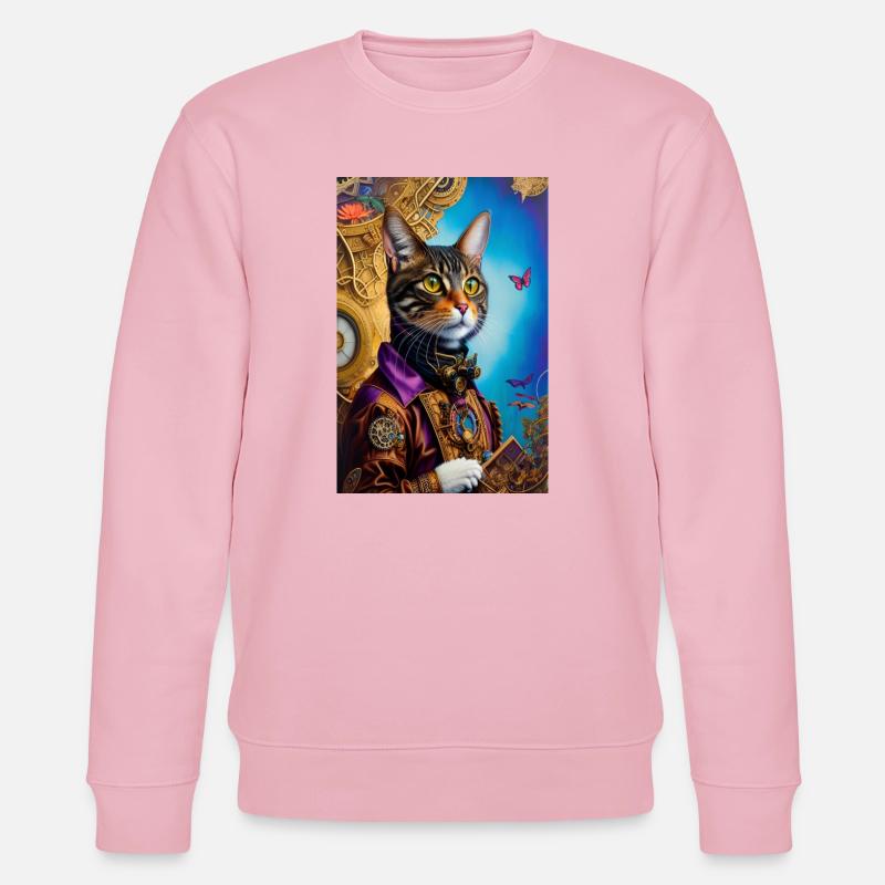 Master cat 2 - Sweat bio CHANGER Stanley/Stella Unisexe - rose pâle
