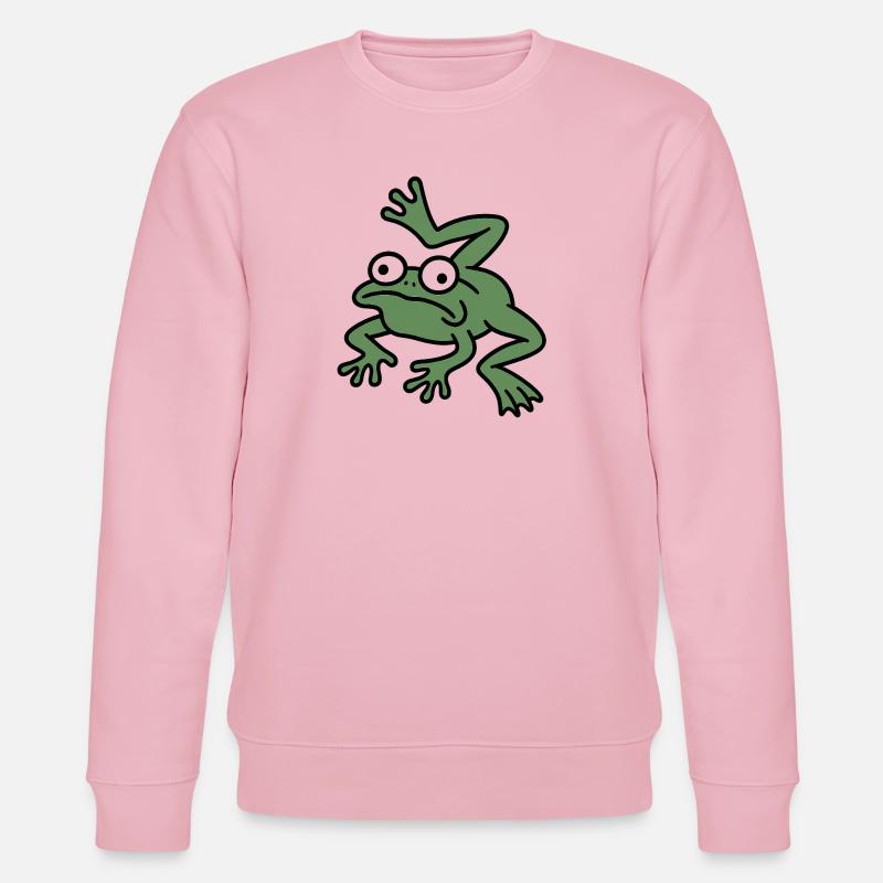 Cuisse de grenouille Derpy - Sweat bio CHANGER Stanley/Stella Unisexe - rose pâle