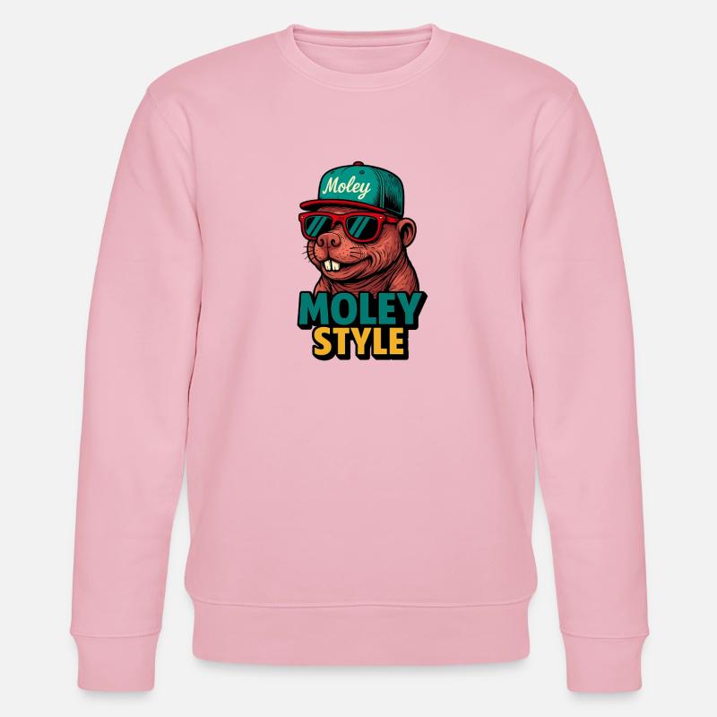 Casquette rétro Monkey Style Moley - Sweat bio CHANGER Stanley/Stella Unisexe - rose pâle
