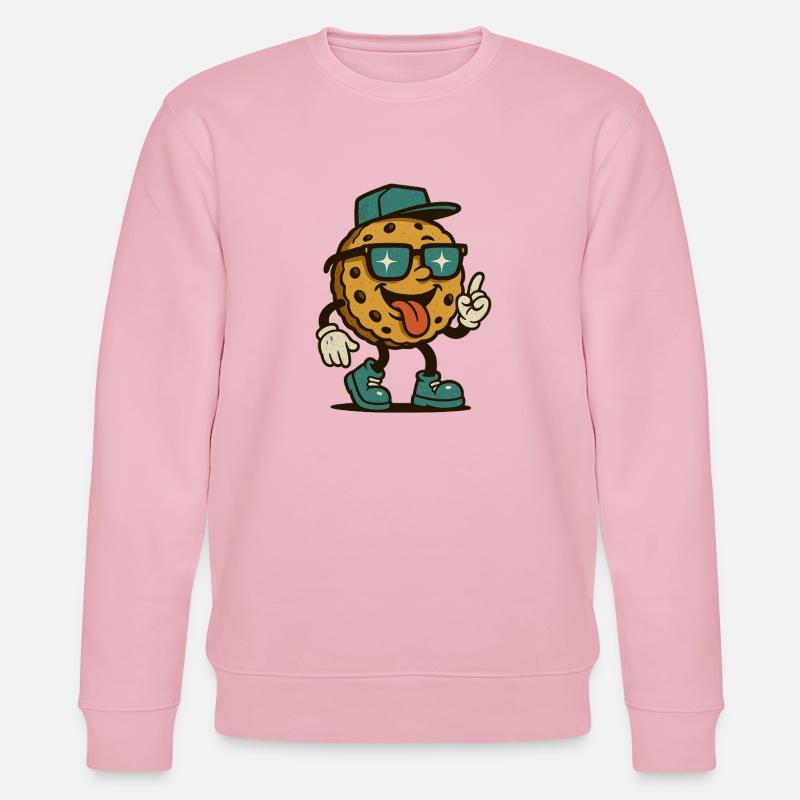 Marcheur de biscuits - Sweat bio CHANGER Stanley/Stella Unisexe - rose pâle