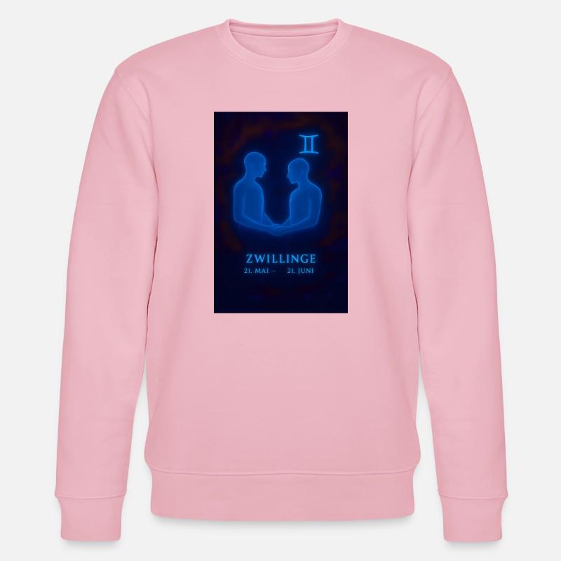 Zwillinge 21.05. – 21.06. Astrologie Design - Stanley/Stella Unisex Bio-Sweatshirt CHANGER  - Hellrosa