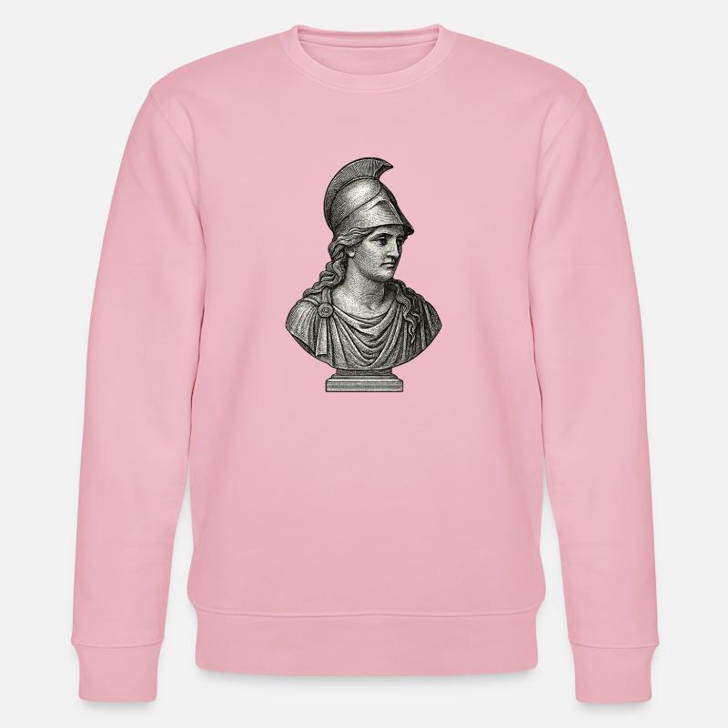 Buste Antique Athéna | Art Classique Grec - Sweat bio CHANGER Stanley/Stella Unisexe - rose pâle
