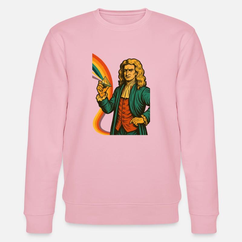 Psychedelische Kunst Big Count - Stanley/Stella Unisex Bio-Sweatshirt CHANGER  - Hellrosa