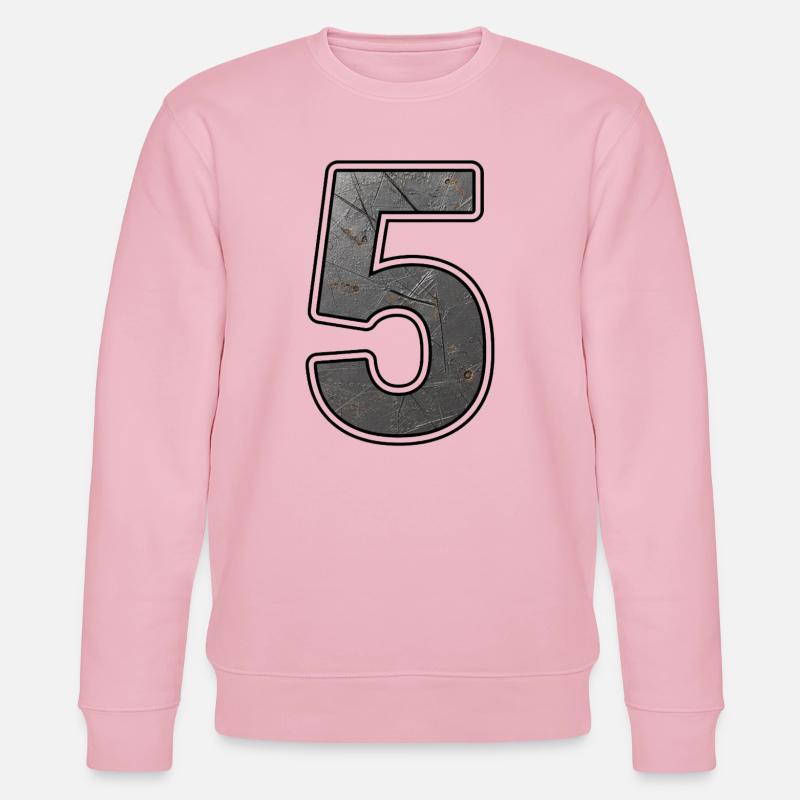 Rostiges 5 Design - Stanley/Stella Unisex Bio-Sweatshirt CHANGER  - Hellrosa