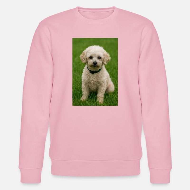 Bolonka wiese - Stanley/Stella Unisex Bio-Sweatshirt CHANGER  - Hellrosa