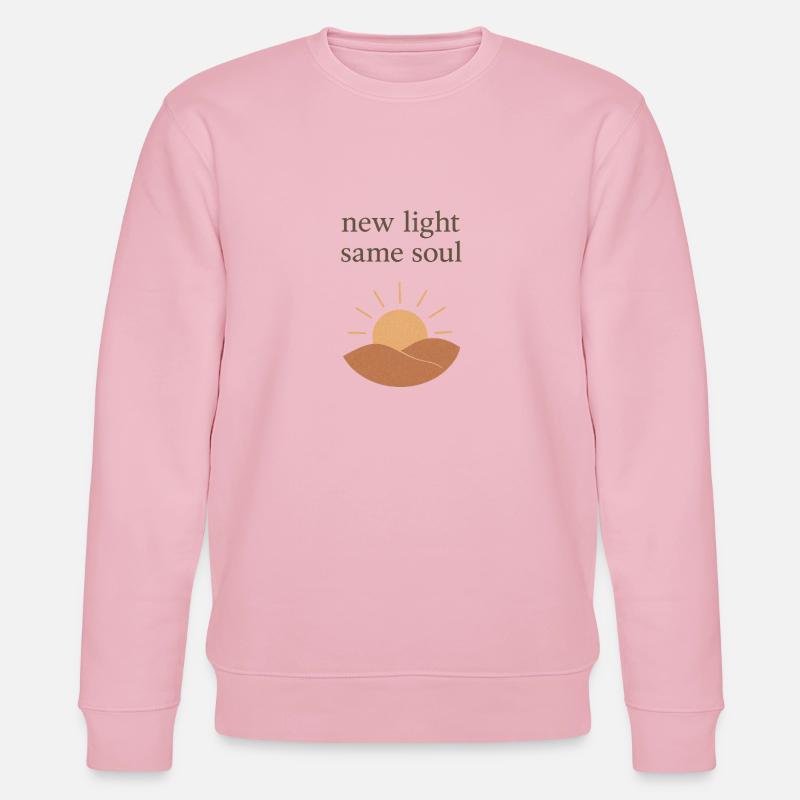 New light same soul - Stanley/Stella Unisex Bio-Sweatshirt CHANGER  - Hellrosa