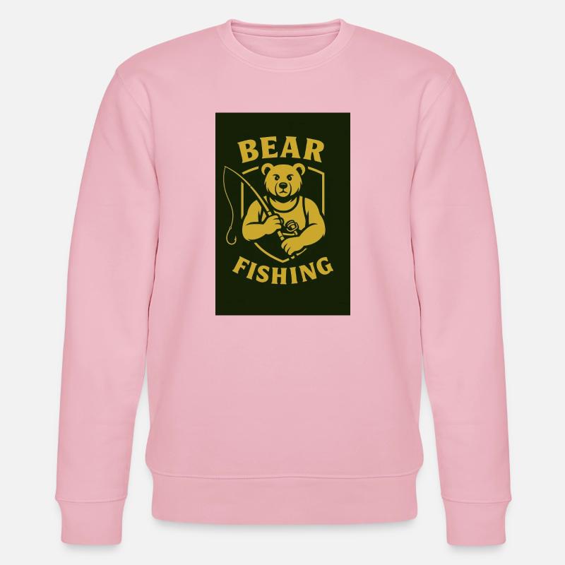 5 BEARS – Angler Edition - Stanley/Stella Unisex Bio-Sweatshirt CHANGER  - Hellrosa