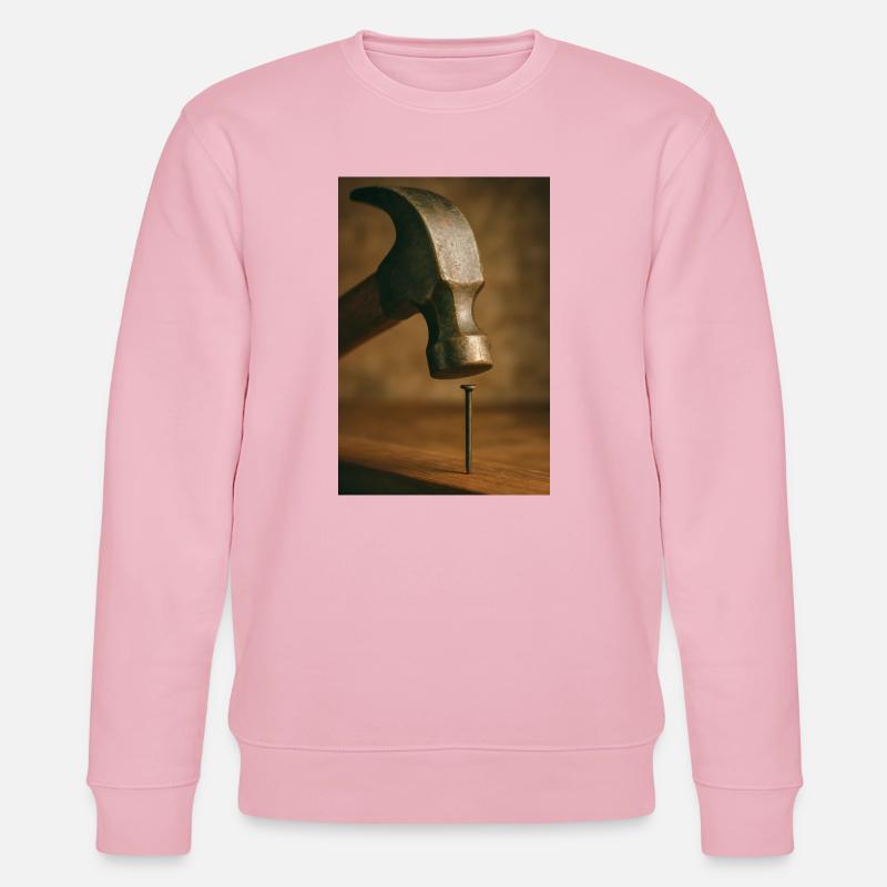 Beruf - Tischler - Stanley/Stella Unisex Bio-Sweatshirt CHANGER  - Hellrosa