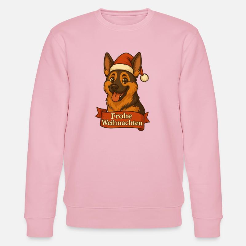Dessin animé du berger de Noël - Sweat bio CHANGER Stanley/Stella Unisexe - rose pâle