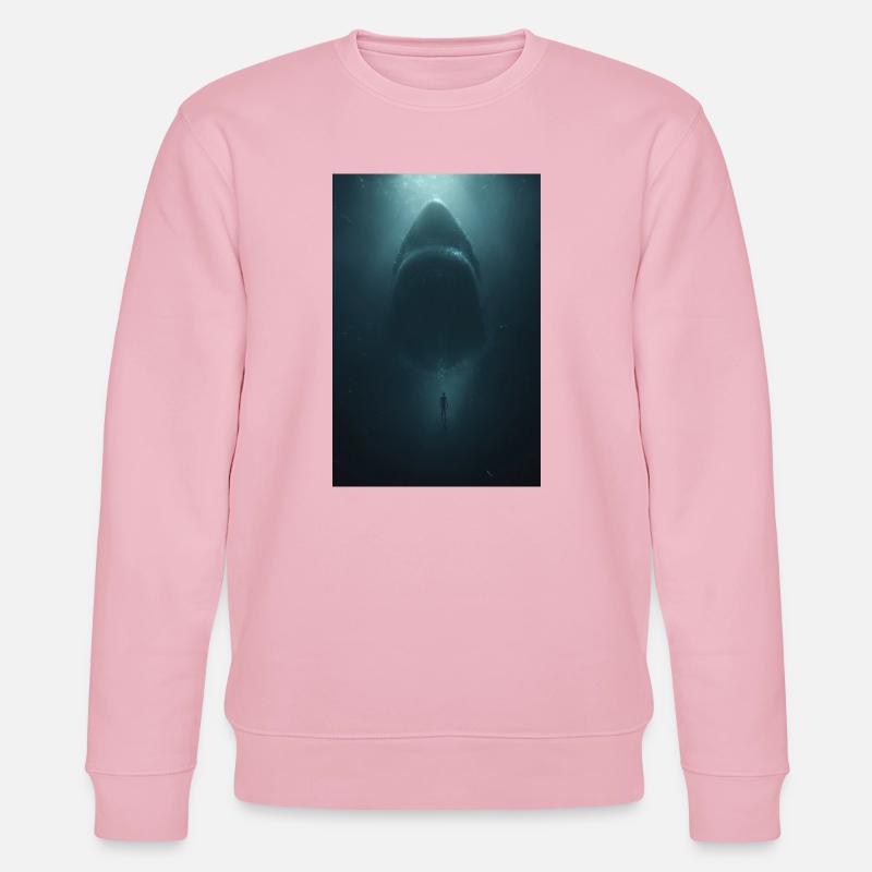 Kolossaler Ozeanschatten - Stanley/Stella Unisex Bio-Sweatshirt CHANGER  - Hellrosa