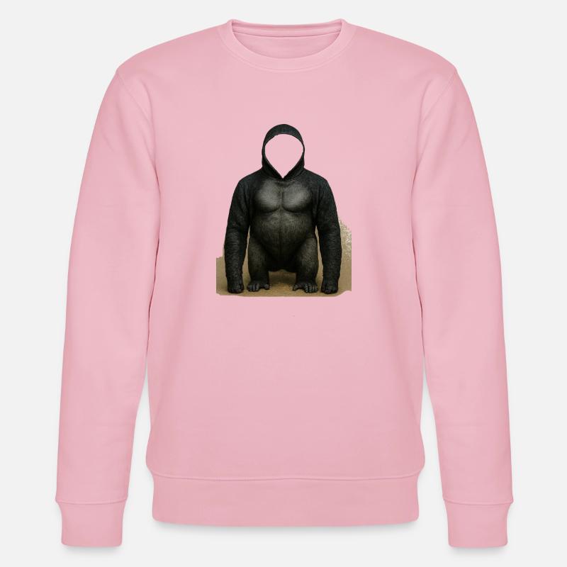 Shadow Gorilla Kapuzenpullover Design - Stanley/Stella Unisex Bio-Sweatshirt CHANGER  - Hellrosa