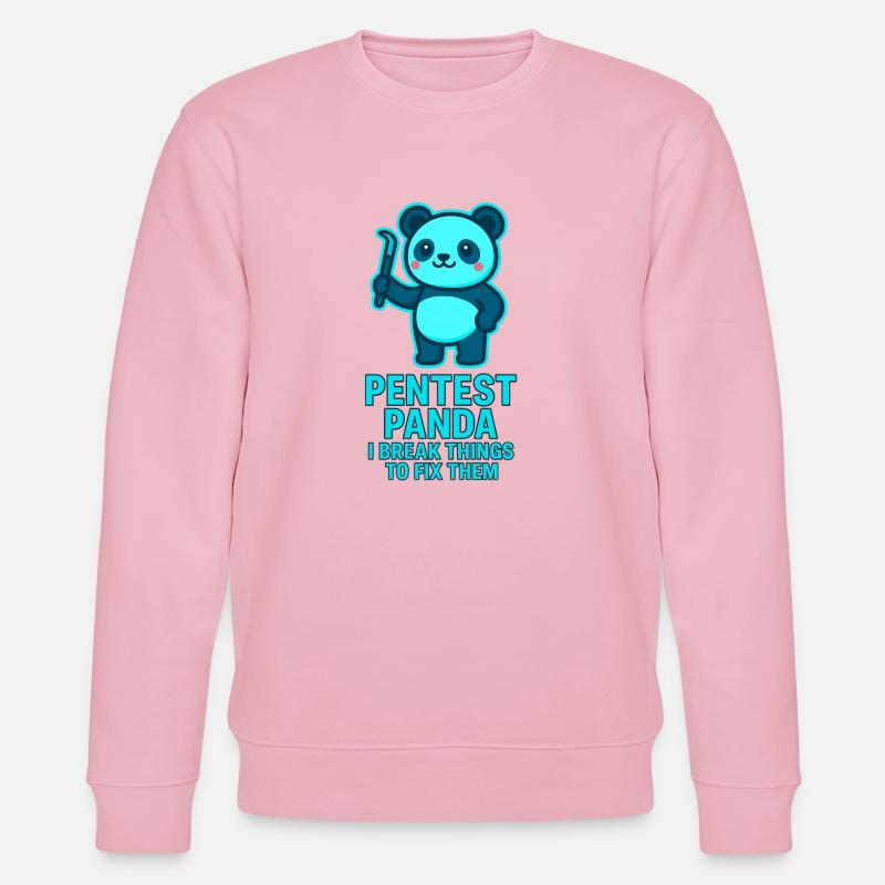 Pentest Panda: Fixing Errors - Stanley/Stella CHANGER Unisex Organic Sweatshirt - cotton pink