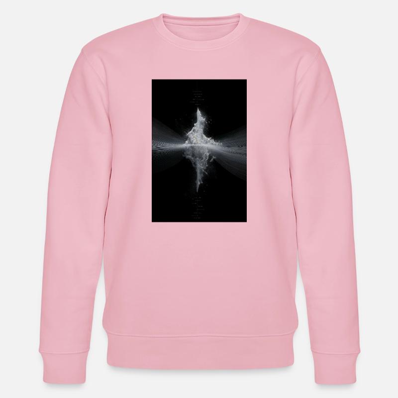 Quantum Pulse Echo - Stanley/Stella CHANGER Unisex Organic Sweatshirt - cotton pink