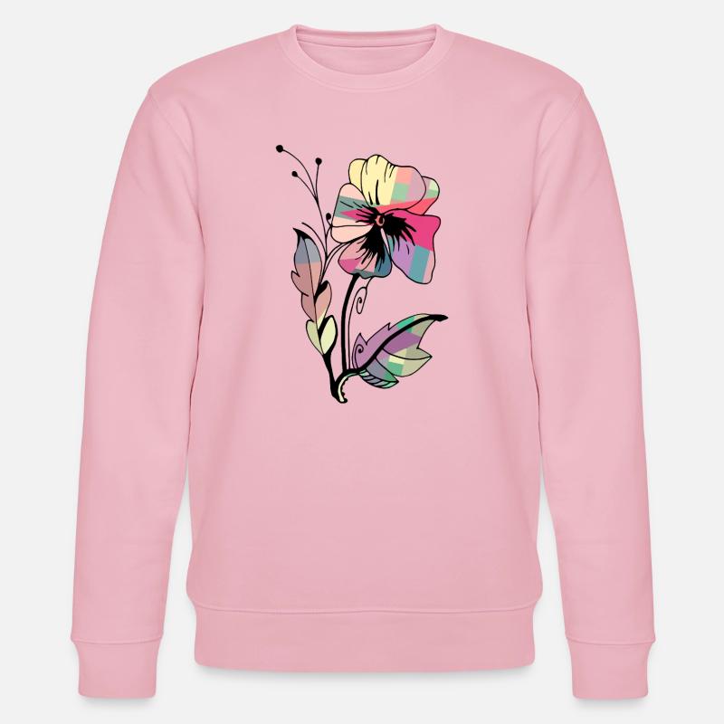 Blume - Stanley/Stella Unisex Bio-Sweatshirt CHANGER  - Hellrosa