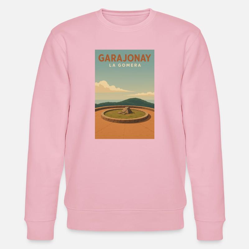 Montana de Garajonay - Stanley/Stella Unisex Bio-Sweatshirt CHANGER  - Hellrosa