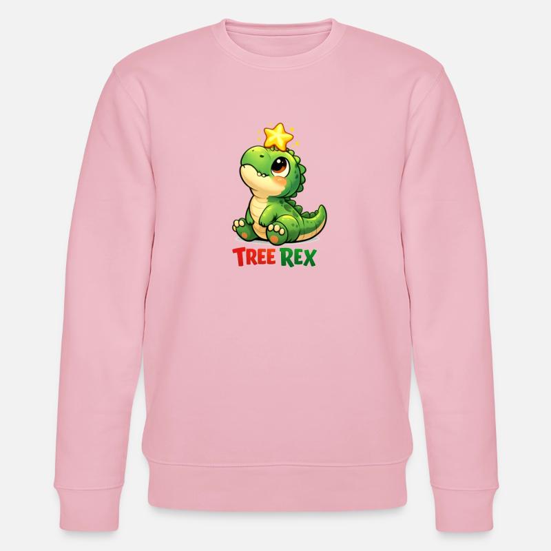 Tree Rex Dino T Rex - Sweat bio CHANGER Stanley/Stella Unisexe - rose pâle