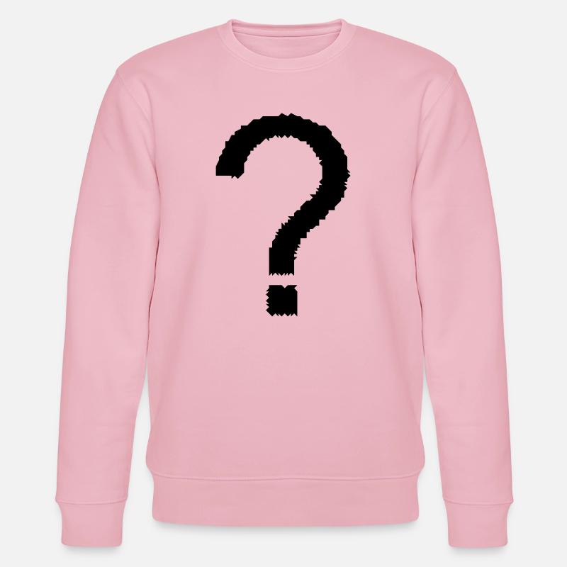 Fragezeichen - Stanley/Stella Unisex Bio-Sweatshirt CHANGER  - Hellrosa