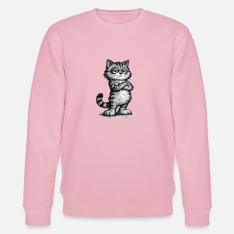 Grumpy Katze – Chef Vibes (Sketch Attitude) - Sweat bio CHANGER Stanley/Stella Unisexe - rose pâle