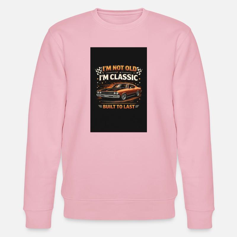 Old School Classic Built to Last - Stanley/Stella Unisex Bio-Sweatshirt CHANGER  - Hellrosa