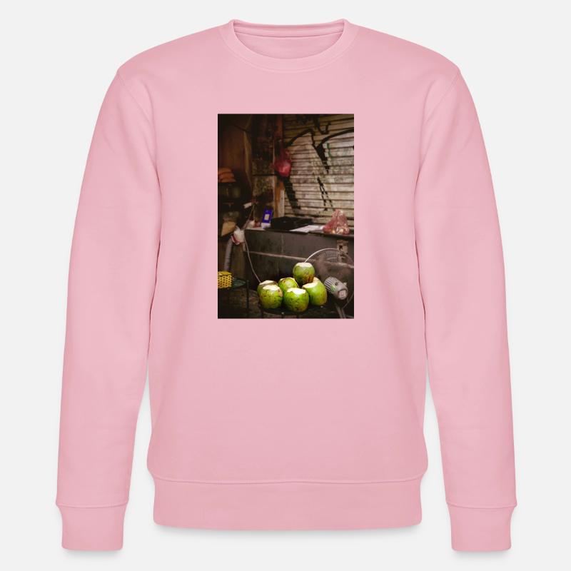 Kokosnuss Streetmarkt Graffiti - Stanley/Stella Unisex Bio-Sweatshirt CHANGER  - Hellrosa