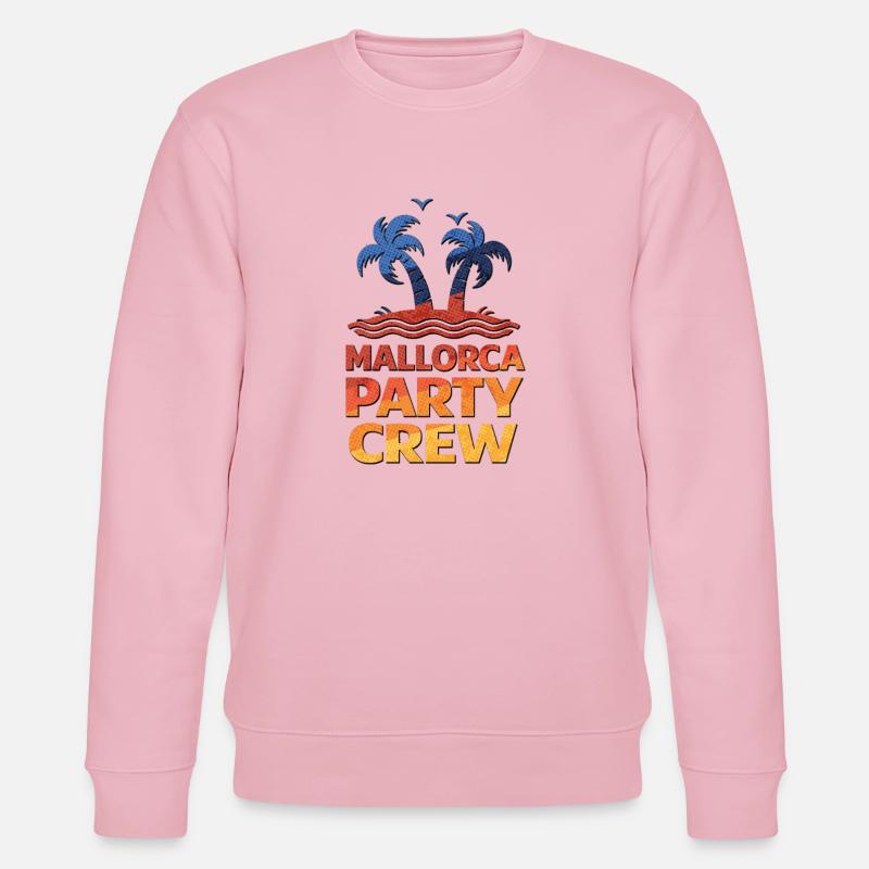 Mallorca Party Crew - Stanley/Stella Unisex Bio-Sweatshirt CHANGER  - Hellrosa