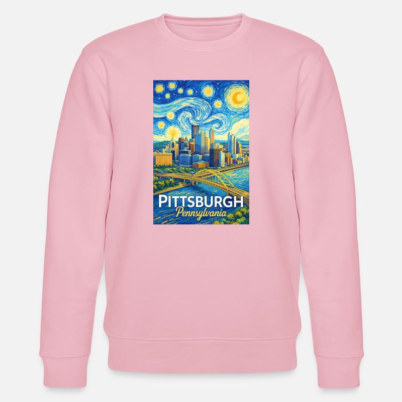 Pittsburgh, Pennsylvania - Stanley/Stella Unisex Bio-Sweatshirt CHANGER - Hellrosa