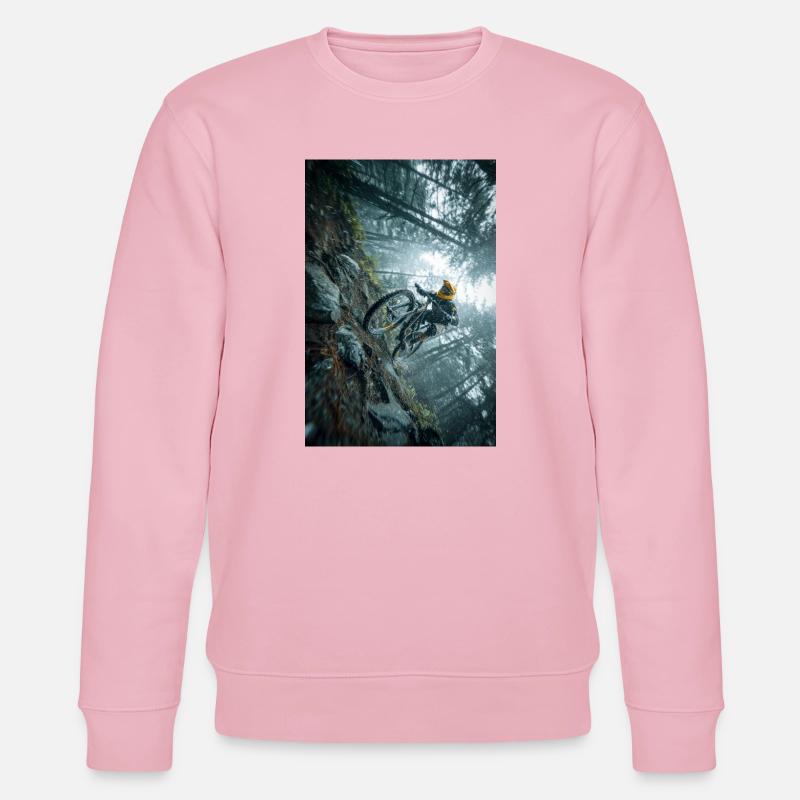 Winterwald-MTB-Quest - Stanley/Stella Unisex Bio-Sweatshirt CHANGER  - Hellrosa