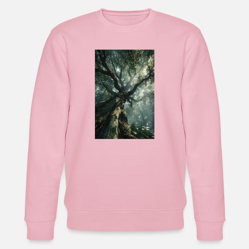Uraltes Waldlicht - Stanley/Stella Unisex Bio-Sweatshirt CHANGER  - Hellrosa