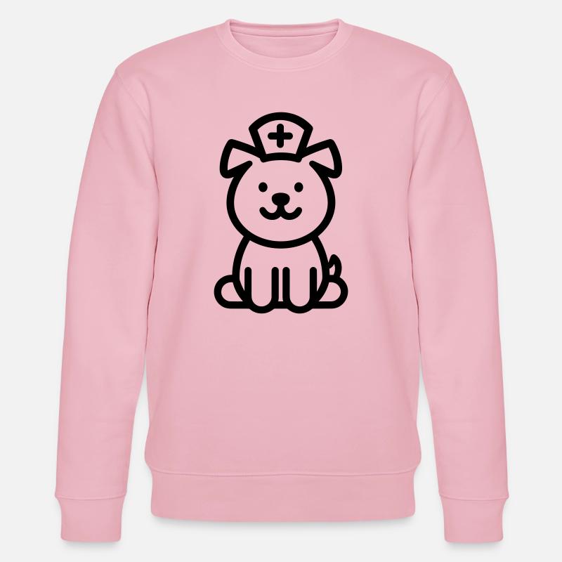 Krankenschwester - Stanley/Stella Unisex Bio-Sweatshirt CHANGER  - Hellrosa