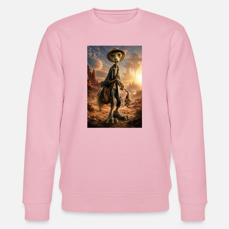 Staubiger Anhalter in Dunes - Stanley/Stella Unisex Bio-Sweatshirt CHANGER  - Hellrosa