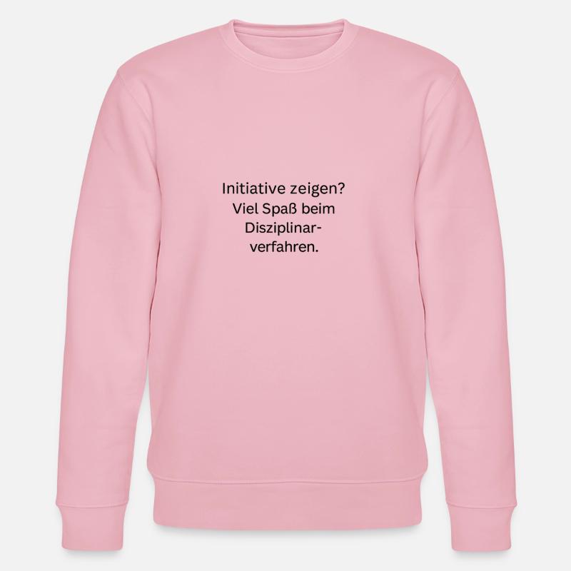 Initiative_zeigen - Stanley/Stella Unisex Bio-Sweatshirt CHANGER  - Hellrosa
